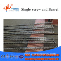 Hard chrome plated PVC single screw barrel